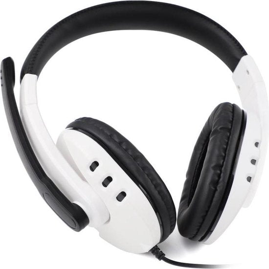 Dobe Stereo koptelefoon - voor PS5, PS4, XBOX ONE, PC, SWITCH - Wit