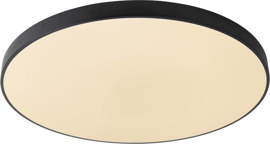 Lucide UNAR - Plafonnière (Plafondlamp) - Ø 80 cm - LED 3 StepDim - 1x80W 2700K - Zwart