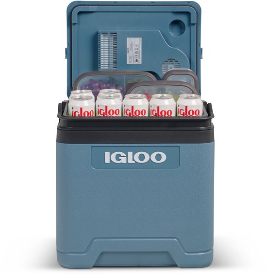 Igloo - IE27 DC - Thermo elektrische koelbox – 12v DC – 26L – Kleur Blauw