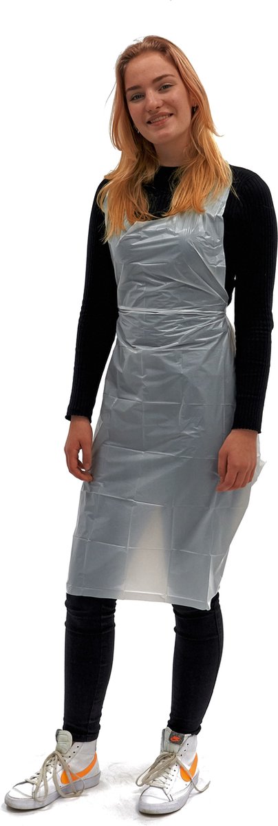 Romed PE schorten wit, per 100 (80x125cm) Romed - Wit - PE