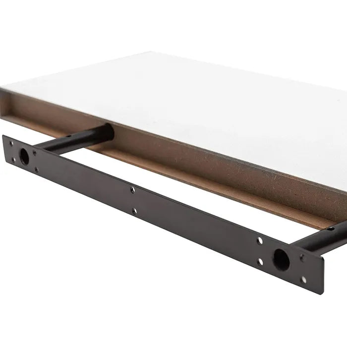 WOLTU RG9365ws-2 - Set van 2 wand planken - Wit MDF - Onzichtbaar ophang systeem
