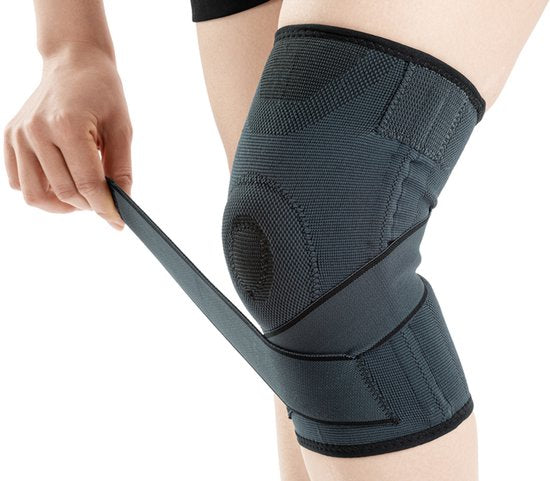 Wellhealth - Knie- of polsbrace voor pijnverlichting en ondersteuning - Kniebrace - S/M - 1 stuk