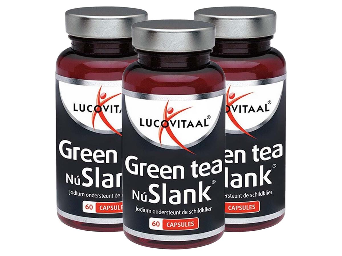 Lucovitaal Groene Thee Capsules - 3 x 60 Capsules - Natuurlijk en Krachtig