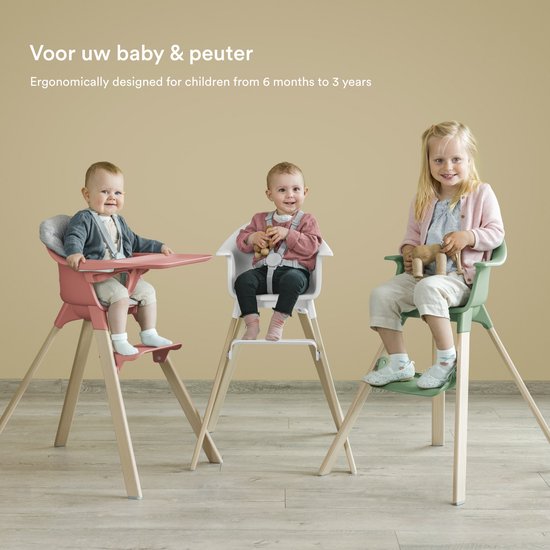 Stokke Clikk Kinderstoel Black / Warm Brown