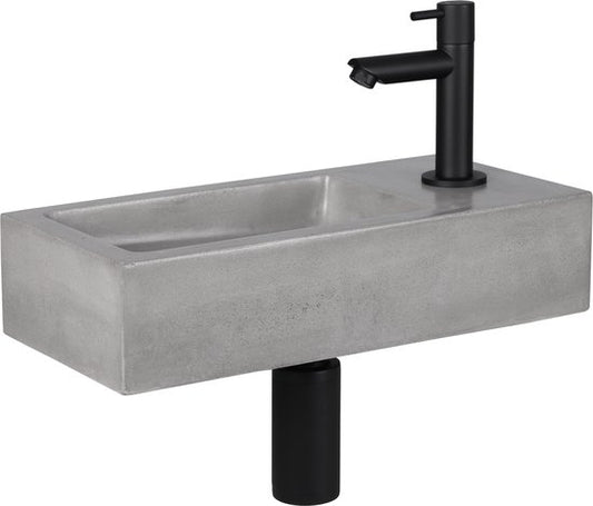 DIFFERNZ JUKON FONTEINSET 38.5X18.5X9CM BETON LICHTGRIJS