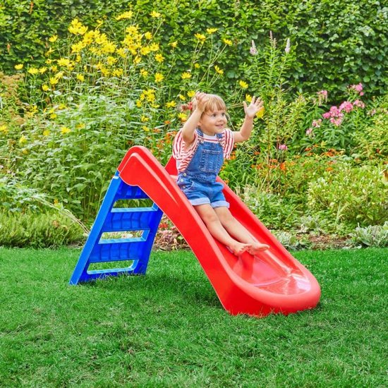 Palplay Opvouwbare Glijbaan - Max 30 kg - Rood/Blauw