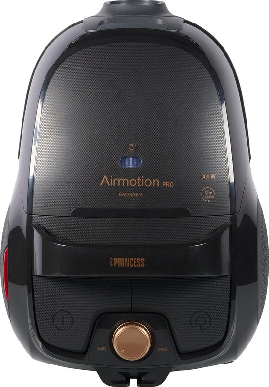 Airmotion Pro Stofzuiger - 336090 - Met zak - Volume: 4L - 800W - Bereik van 12m - HEPA-filtersysteem - Snelheidsregeling & uniek geurfilter