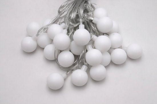 Foryouliving Lichtsnoer 10 Meter voor buiten - 50 Warm Wit LED Bollen - Koppelbaar Lichtslinger met 8 Functies - Tuinverlichting & Sfeerverlichting - Feestverlichting