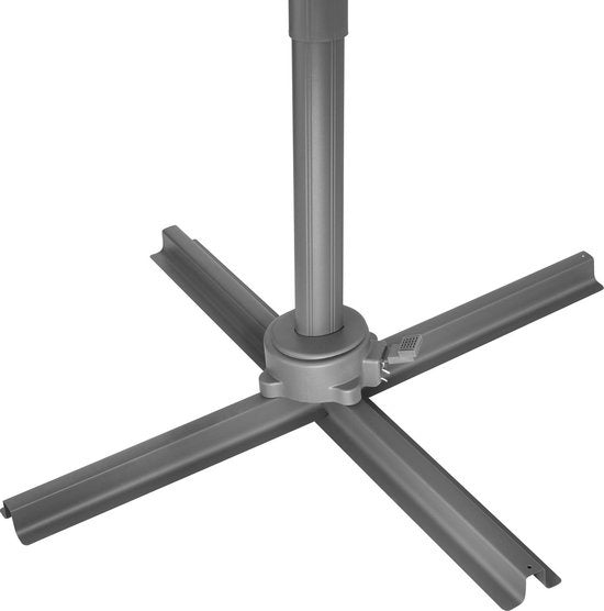 tectake- parasol Daria wijnrood - 403135- met beschermhoes