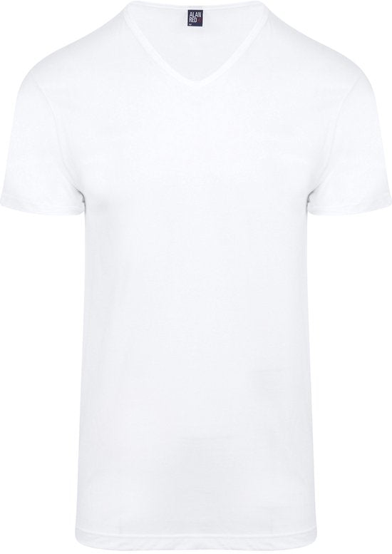 Alan Red - Vermont T-shirt V-hals Wit 3-pack - Heren - Maat XL - Regular-fit