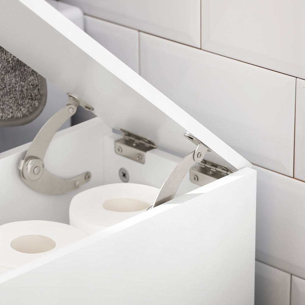 SoBuy Badkamerkast met 2 Lades - 60 x 20 x 75 cm - Wit