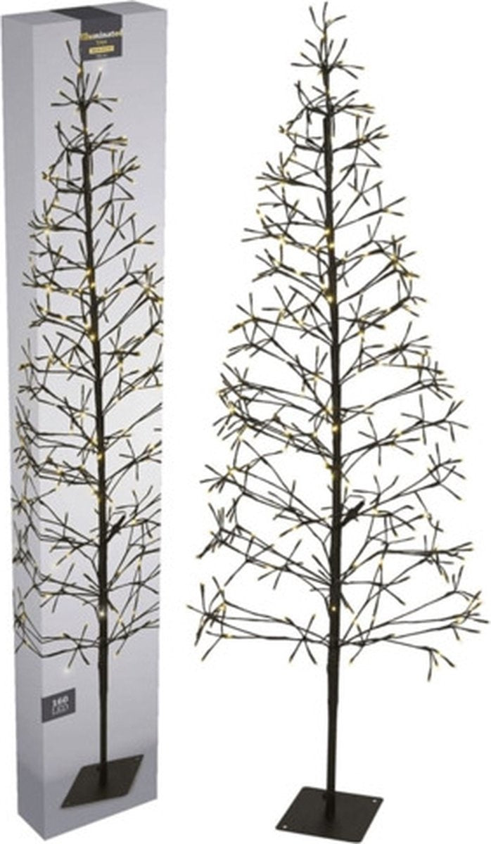 Ambiance Kerstboom Met 160 Led's 120 Cm