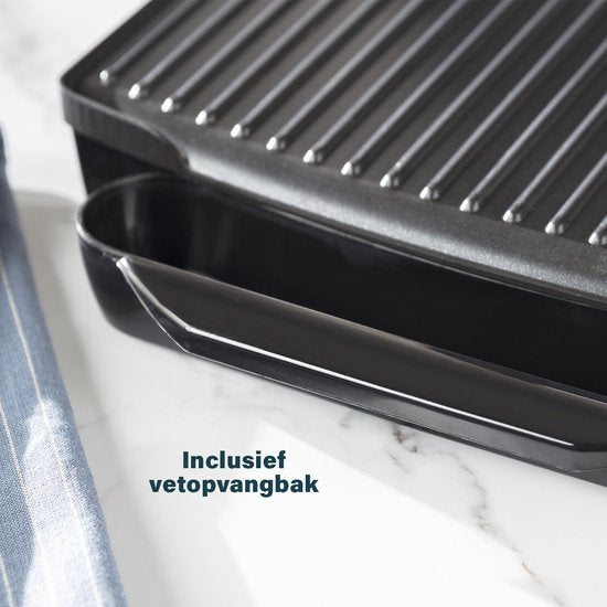 Princess Panini Grill 112415 - Contactgrill groot 30x24cm - Tosti apparaat - Grill apparaat - 2000W - Zwevende bovendeksel - Beste Koop Consumentengids Oktober 2025