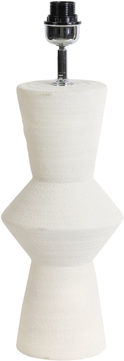 Light & Living Ayla Tafellamp – Keramische Lampvoet 51 cm – Crème – E27 (excl. lampenkap)