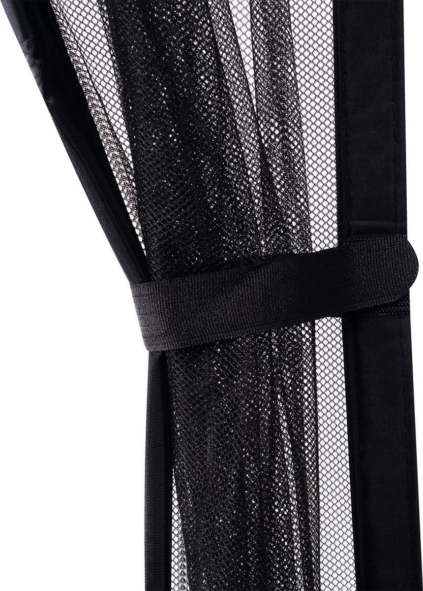 O’DADDY® Deurgordijn – Vliegengordijn - Magnetisch - Deurhor Deluxe 92 x 230 cm – Zwarte Hor – Horgordijnen