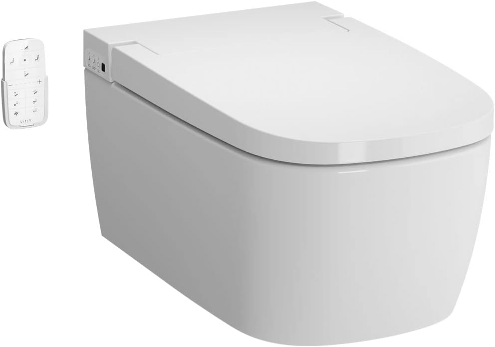 Vitra V-Care Comfort - Smart Toilet - Wandcloset - Bidetfunctie - Afstandsbediening - Softclose - Geurfilter - Wit