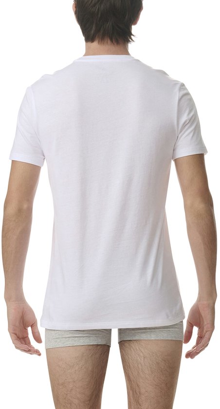 adidas Sportswear 3PK Crew Neck Shirt - Active Core Cotton - Onderbroek Mannen - 3x wit