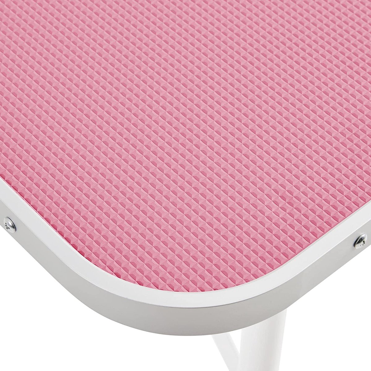Yaheetech Hondenverzorgingstafel - 100kg - Verstelbaar - Opvouwbaar - Roze