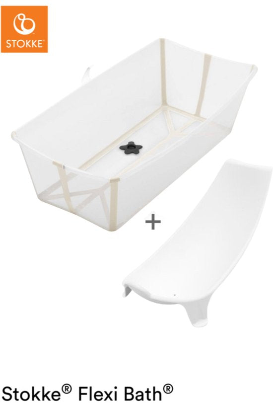 Stokke® Flexi Bath® + Badinzet Bundel | Sandy Beige
