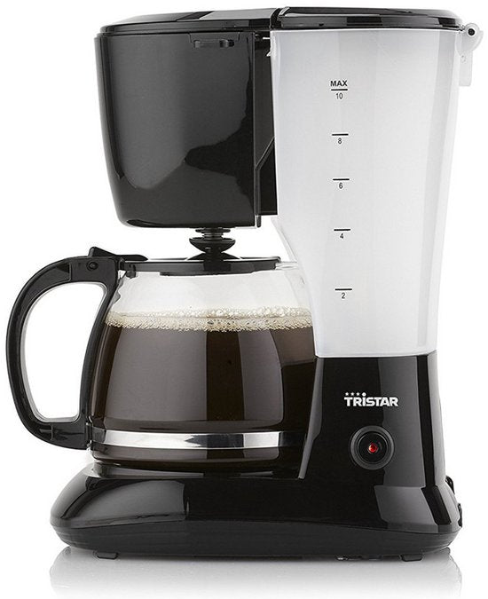 Tristar Koffiezetapparaat filterkoffie 750W - CM-1245 - 1,25L, 10 koppen - Camping geschikt - Zwart