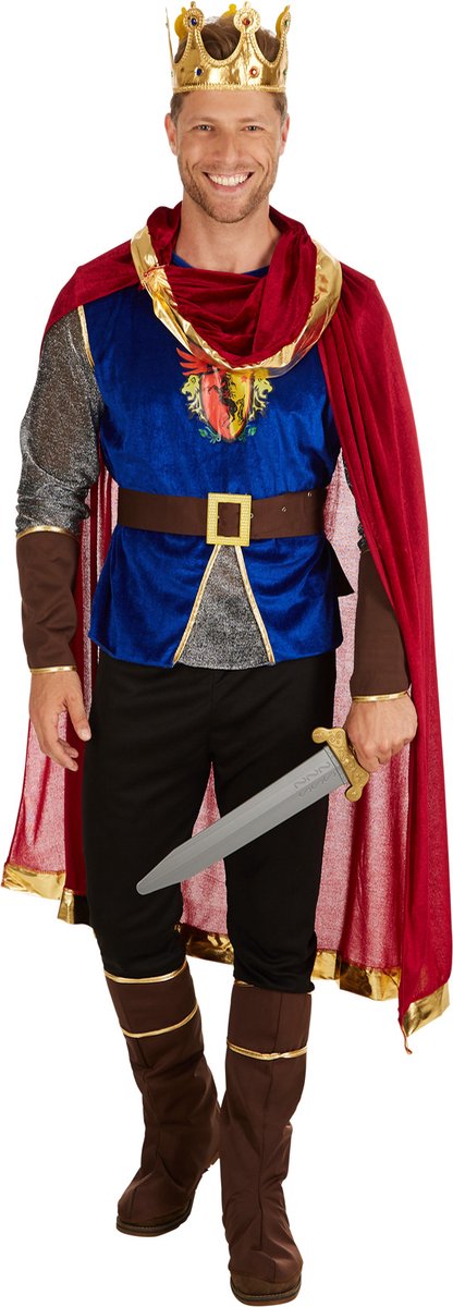 dressforfun - Herenkostuum koning m - verkleedkleding kostuum Halloween - feestkleding - carnavalskleding
