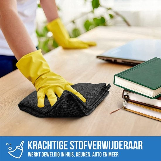 Strex Microvezeldoekjes - 12 Stuks 30 x 30 cm - Wasbaar - Schoonmaakdoekjes - Schoonmaak / Auto