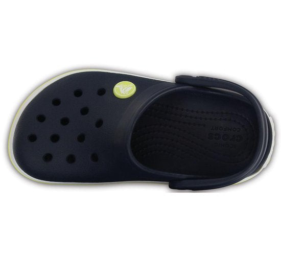 Crocs Instappers - Maat 20/21 - Unisex - donker blauw/wit/geel