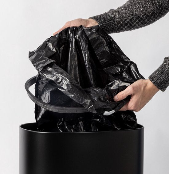 Sensor Prullenbak - 50L - Soft Close - Vingerprint vrij - Hygiënische Keuze - Zwart