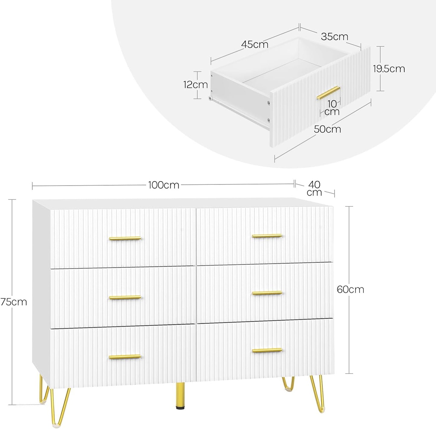 Woltu Tuin Tafel Rattan Look Zwart 50 x 50 x 45,5 cm