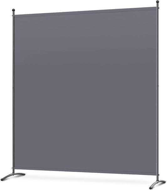 Angel Living Paravent – Moderne Kamerscherm & Ruimteverdeler – Privacy Scherm voor Binnen & Buiten, Grijs – 162 x 180 cm