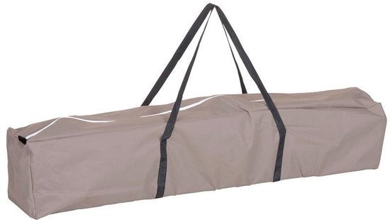 Ambiance Partytent - Paviljoen - EasyUp - Opvouwbaar - Waterdicht - Met Draagtas - 300 x 300 cm - Taupe