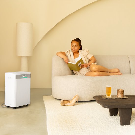 VONROC Luchtontvochtiger – 20L/dag – 4,5L watertank – Wifi & app-bediening – HEPA & Carbon Luchtfilter