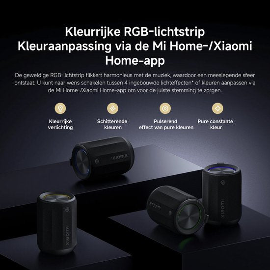 Xiaomi BT SPK MINI BK Zwart - Bluetooth spreaker