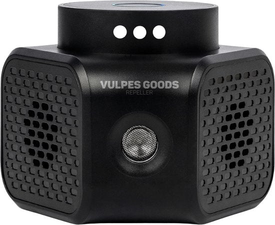 Vulpes Goods® Verjager - Muizenverjager - Ultrasone Verjager - Ongedierte Verjager Voor Binnen - Rattenverjager - Muizen Bestrijding - 360 graden & 4 modi - Pest Repeller - PRO Zwart