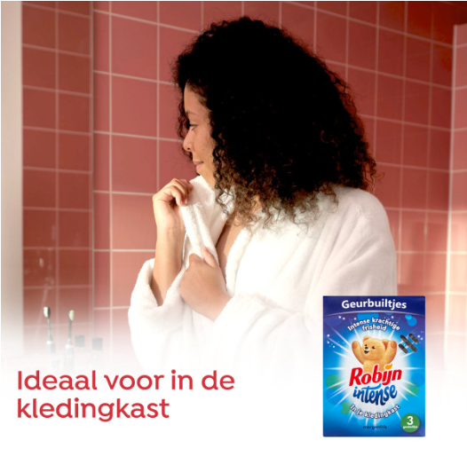Robijn Intense Geurbuiltjes - 3 Stuks - Parfumparels - Kledingkast