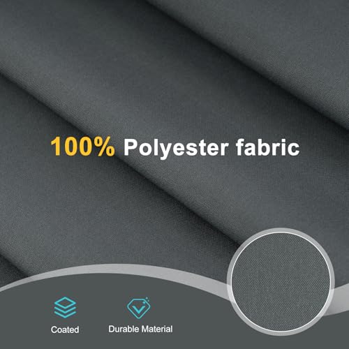 Woltu Paravent Privacy Scherm - Donkergrijs - 180 x 177 cm