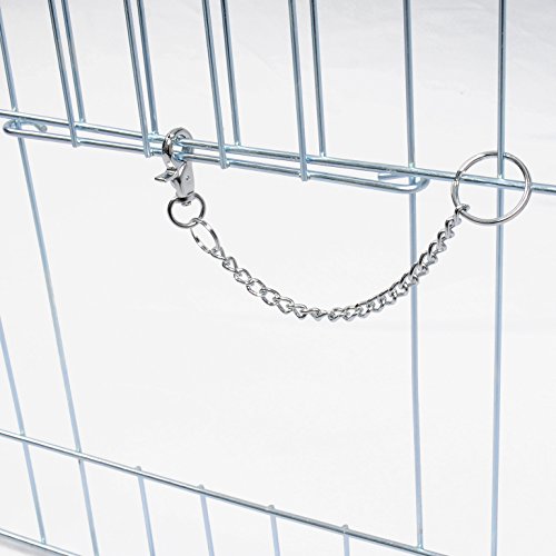 EUGAD Recinto Libero Konijnenren – Gegalvaniseerd Metaal – 180 x 120 x 60 cm