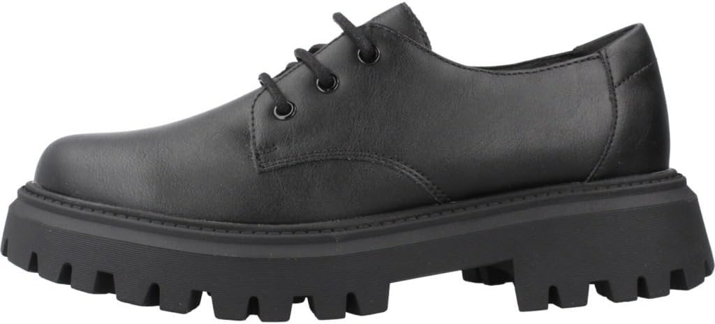 Geox J Maquinnens Girl Uniform Jurk Schoenen Zwart - Maat 41 EU - Ademende Derby Instapschoenen