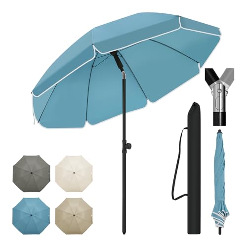 Woltu Tuinparasol met Kantelfunctie en Verstelbare Hoogte - Anti-UV - Inclusief Opbergtas