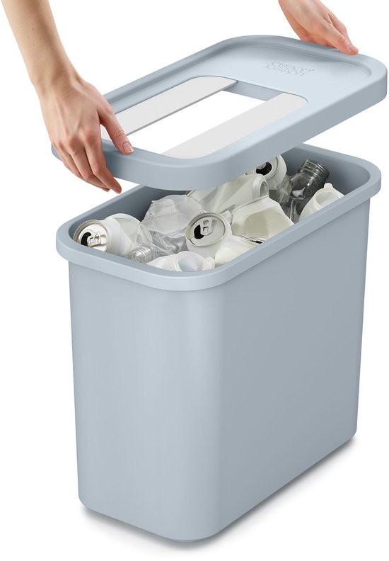 Joseph Joseph - GoRecycle - Recycling Afvalemmer - Set van 2 Stuks - 46 liter - Blauw