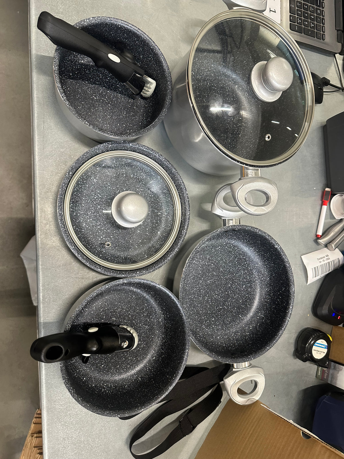 Gimex Pannenset - Inductie - Zilver - 8-Delig