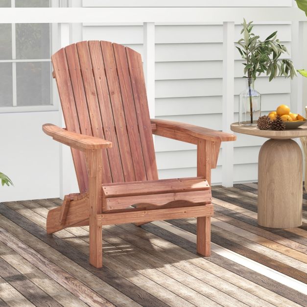 Coast Tuinstoel Adirondack - Set van 2 - Max. 180 kg - 89 x 71 x 94 cm - Bruin