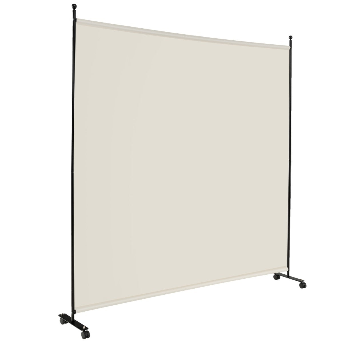 Coast van individuele kamerverdelers met een paneel breed privacyscherm 184 x 30 x 184 cm wit