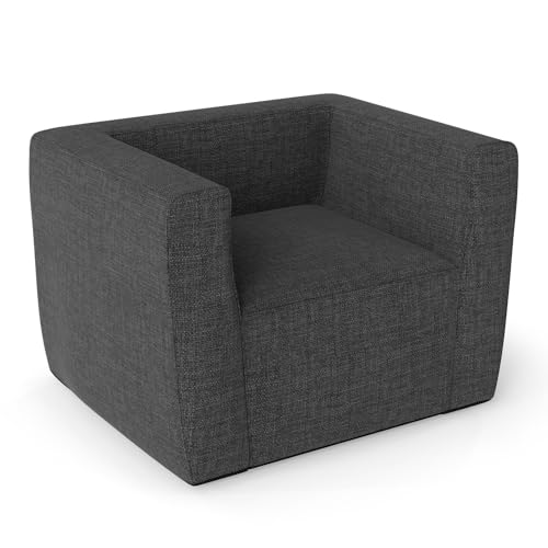 Coast Opblaasbare Fauteuil - Afneembare Hoes - Grijs - 81x104x67 cm