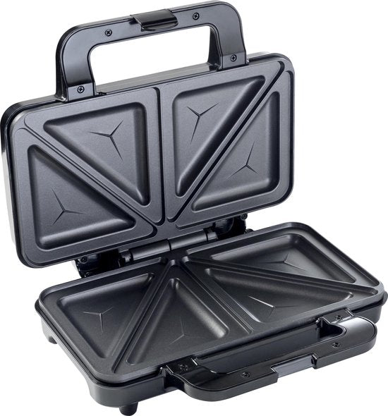 Bestron Tosti apparaat - ASM90XLCO - 900W - Voor 2 tosti's - Anti aanbaklaag - Koper - 5 jaar garantie