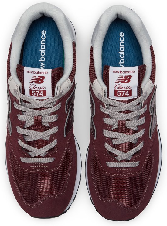 New Balance ML574 Heren Sneakers - Burgundy