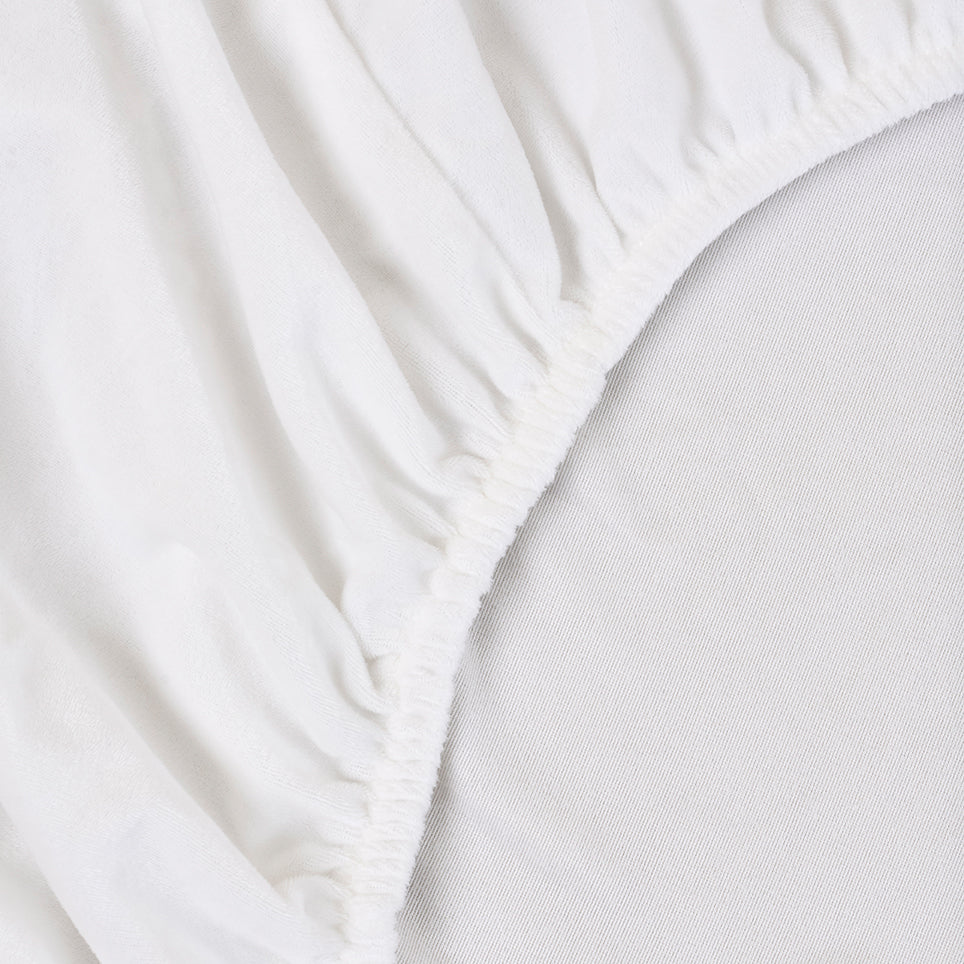 Sjumo Splittopper Hoeslaken Silky Smooth - 200 x 210/220 cm - Fresh White