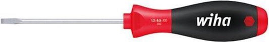 Wiha Schroevendraaier SoftFinish Sleufkop met ronde schacht 14.0mm x 250mm - 00713