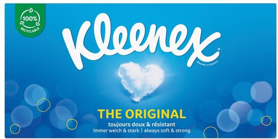 Kleenex tissues - The Original - Voordeelverpakking - 24 x 72 stuks = 1728 zakdoekjes