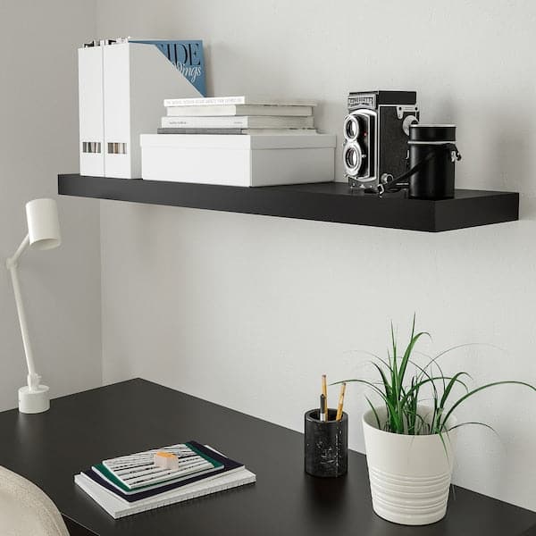 IKEA Lack Wandplank - Zwartbruin - 110 x 26 cm